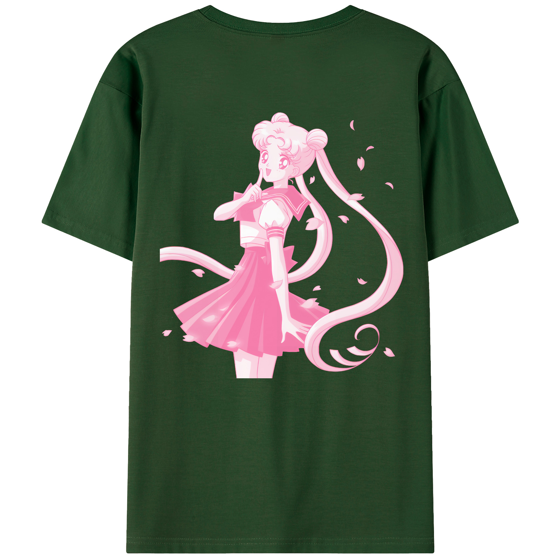 （画像用） 美少女戦士セーラームーン 愛野 美奈子 あいの みなこ Sailor Moon Aino Minako 綿100％半袖Tシャツ（背面プリント）